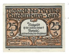 Notgeld quedlinburg land gebraucht kaufen  Jena