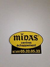 Autocollant vintage midas d'occasion  Loon-Plage