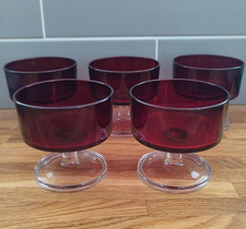 Vintage luminarc ruby for sale  BRISTOL