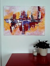 Tableau abstrait acrylique d'occasion  Mulhouse-