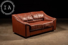 Vintage leather loveseat for sale  USA