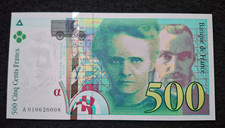 Billet 500 francs d'occasion  Paulhaguet