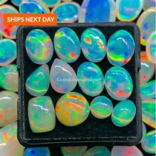 Lote de 12 cabochões de opala caixa, forma de mistura de qualidade grau AAA opala etíope natural comprar usado  Enviando para Brazil