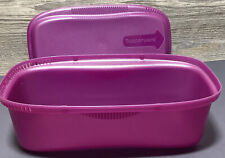 Panela a vapor Tupperware microondas 1,9L roxa coar macarrão espaguete comprar usado  Enviando para Brazil