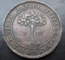 Honduras 1862 pesos d'occasion  Expédié en Belgium