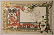 Cartolina militare reggimento usato  Cecina