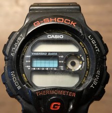 Usado, Antigo Vintage Casio G-Shock DW-6100 Módulo Digital 1414 Termômetro Nascer do Sol Pôr do Sol comprar usado  Enviando para Brazil