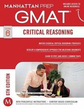 Gmat critical reasoning for sale  Aurora