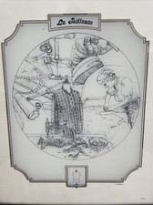 Vintage glass painting for sale  WREXHAM