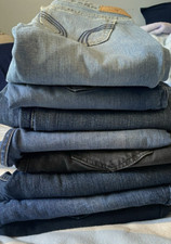 Lote por atacado de 8 jeans jeans jeans casuais primavera verão tamanhos mistos juniores comprar usado  Enviando para Brazil