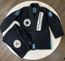 Blusa e calça Sanabul Jiu Jitsu Gi Kid preta BJJ grapple quimono MMA judô comprar usado  Enviando para Brazil