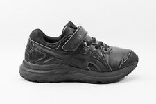 Tênis de corrida Asics infantil preto tênis escolar gancho e laço tamanho EUA 2 comprar usado  Enviando para Brazil