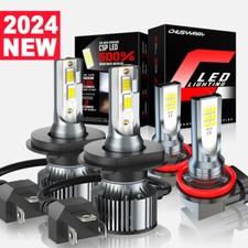 Usado, Farol de LED + lâmpadas de neblina 6500K para Honda Fit 2008-2018 comprar usado  Enviando para Brazil