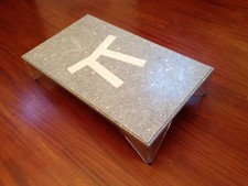 Stone travertine table usato  Busto Arsizio