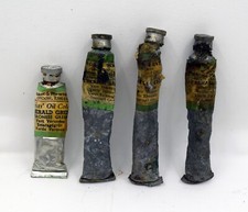 Usado, Tinta a óleo verde esmeralda - W&N - GENUÍNA - ANTIGA - (Escolha UMA de QUATRO!) comprar usado  Enviando para Brazil