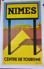Affiche originale entoilée d'occasion  Perpignan-