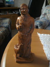 Holzfigur bäuerin schaf gebraucht kaufen  Konnersreuth