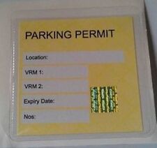 1 x bolso carteira universal transparente quadrado permissão de estacionamento 100 mm x 100 mm, usado comprar usado  Enviando para Brazil