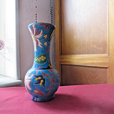 Longwy enamel vase d'occasion  Expédié en Belgium