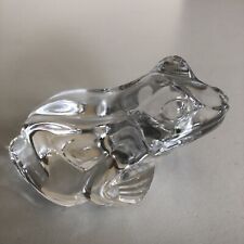 Glass frog figurine for sale  MAIDENHEAD