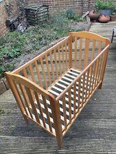 Wooden baby cot for sale  LEE-ON-THE-SOLENT