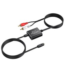 Conversor de áudio digital para analógico 192kHz SPDIF adaptador óptico Toslink para RCA, usado comprar usado  Enviando para Brazil