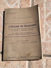 Vintage bignami esame usato  Toscolano Maderno