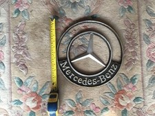 Metal mercedes sign. for sale  SUTTON COLDFIELD