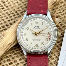 Relógio masculino vintage Oris ponteiro data corda manual fabricado na Suíça 302-7285B comprar usado  Enviando para Brazil