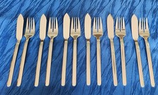 Fischbesteck personen edelstah gebraucht kaufen  Münster