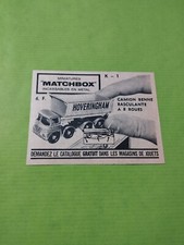 Publicite matchbox camion d'occasion  Contres