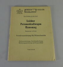 Betriebsanleitung winterbetrie gebraucht kaufen  Jever