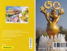 Gardaland tessera filatelica usato  Peschiera del Garda