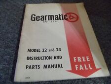 Guincho hidráulico Gearmatic 22 23 catálogo de peças e manual do proprietário do operador J341A, usado comprar usado  Enviando para Brazil