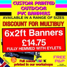 Pvc banners outdoor for sale  DARLINGTON