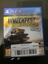 Playstation 4 wreckfest for sale  WHITCHURCH