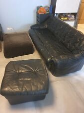 Canapé noir sofas d'occasion  Rennes-