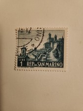 Francobollo san marino usato  Serracapriola