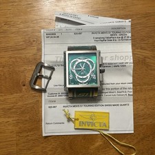 INVICTA S1 Rally cronógrafo relógio mostrador verde 11687 Touring PRECISA de bateria e pulseira*, usado comprar usado  Enviando para Brazil