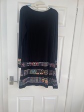 Ladies black patterned for sale  PRESTWICK