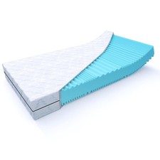 Używany, MSS e.K. Aqua Deluxe 7-strefowy materac z zimnej pianki 16 cm (wysokość rdzenia ok. 14 cm) wys. 4/H5 na sprzedaż  Wysyłka do Poland