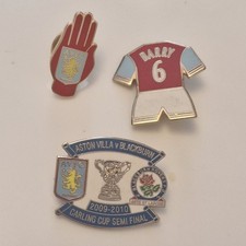 Aston villa badges for sale  PONTYPRIDD