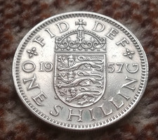 Shilling 1957 münze gebraucht kaufen  Osterwieck