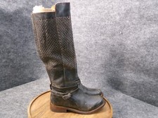 Usado, Bed Stu | Botas Biltmore Série Cobbler Preto Marrom Joelho Desgastado Tamanho 7 comprar usado  Enviando para Brazil