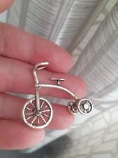 Prata 925 3 rodas pequeno triciclo em miniatura triciclo bicicleta prata item de colecionadores  comprar usado  Enviando para Brazil