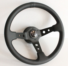 Volante serve para BMW Deep Dish couro preto completo E31 E34 E36 92-96' comprar usado  Enviando para Brazil