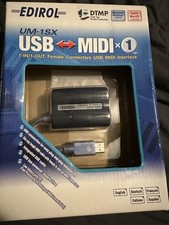 Interface USB-Midi Edirol (JAPÃO) (Midi-In & Midi-Out/Midi-Masculino e Midi-Feminino) comprar usado  Enviando para Brazil