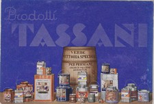 Cartolina pubblicitaria tassan usato  Italia