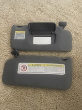 Quebra-sol 1997-2004 Nissan Pathfinder Infiniti QX4 tecido cinza motorista passageiro comprar usado  Enviando para Brazil
