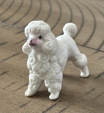 Mini estatueta vintage colecionável de porcelana poodle osso feita no Japão comprar usado  Enviando para Brazil